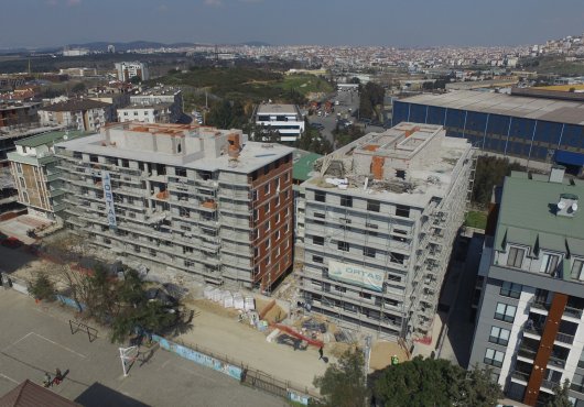 329 DAİREDEN OLUŞAN 256 EVLER KENTSEL DÖNÜŞÜM PROJESİNDE BLOKLAR HIZLA YÜKSELİYOR