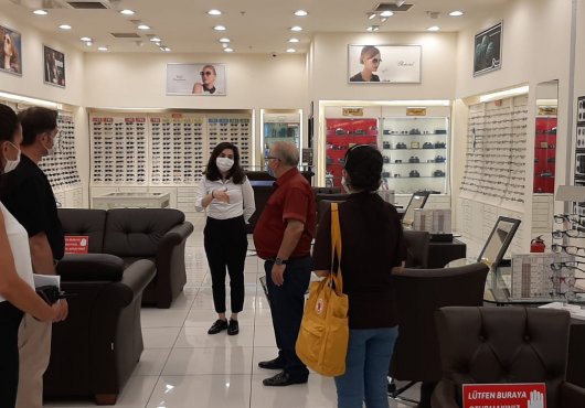 İZMİT'TE İŞ YERLERİNE KORONAVİRÜS DENETİMİ