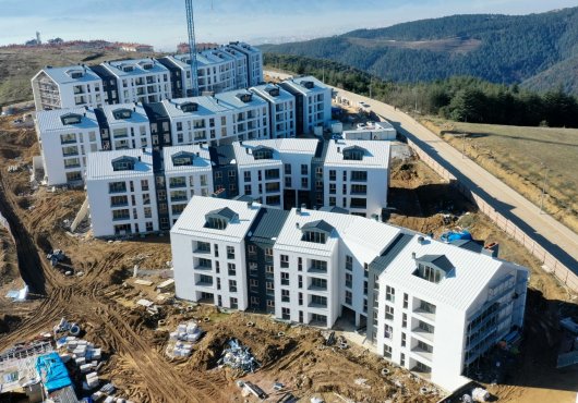 Kiptaş İzmit Çınar Evleri’nde  dairelerin iç imalatı devam ediyor