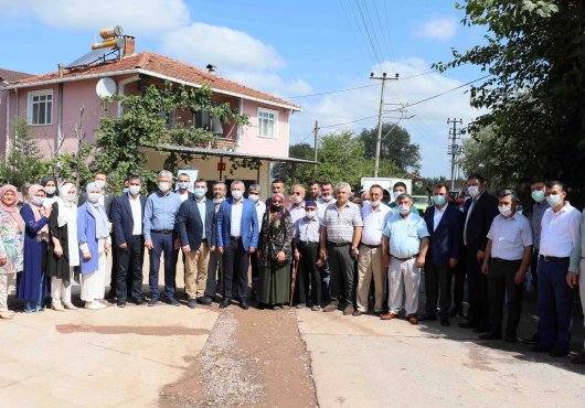 KANDIRA KÖYLERİNDE DOĞALGAZ SEVİNCİ