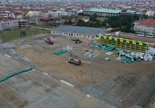 DARICA NENE HATUN STADI'NDA YOĞUN TEMPO