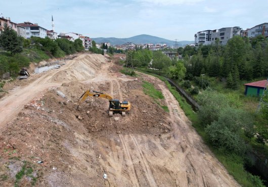 Körfez Kaşkaldere’de kavşak ve bağlantı yolları yapılıyor