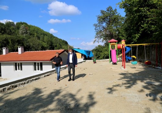 ESKİ KÖY OKULU TAMAMEN YENİLENDİ