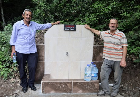Başiskele Servetiye Camii’nin  lezzetli suyuna yeni çeşme yapıldı