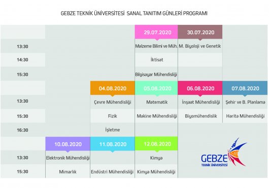 GTÜ, SANAL TANITIM GÜNLERİ BAŞLADI