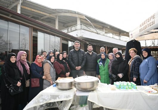 Kartepeli kadınlardan el emekleriyle destek