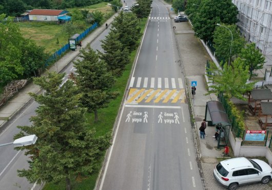 Trafikte yaya güvenliği için önemli çalışma