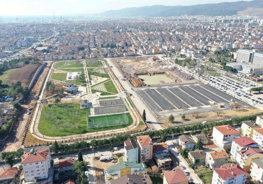 Derince Sağlıklı Yaşam Parkında sona yaklaşıldı