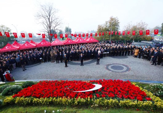 Büyükşehir’den 84. yılda 1084 Atatürk çiçeği