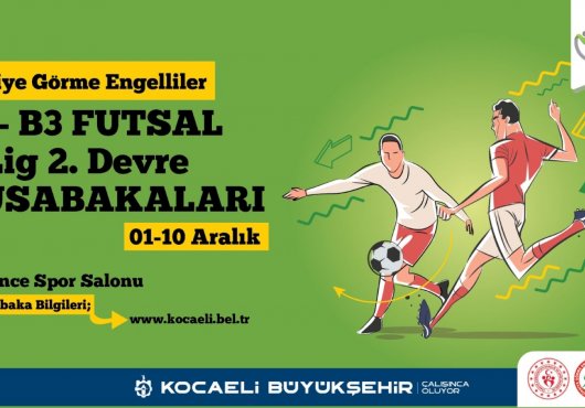 Görme Engelliler Futsal Turnuvası Kocaeli’de