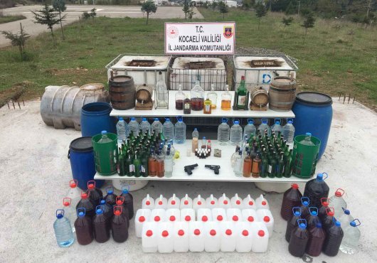 JANDARMA'DAN SAHTE İÇKİ OPERASYONU