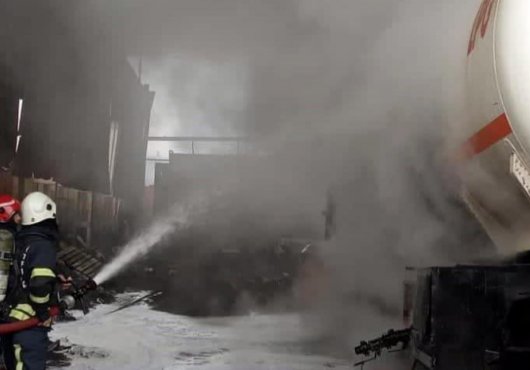 Fabrikada boş LPG tankı patladı: 1 Yaralı!