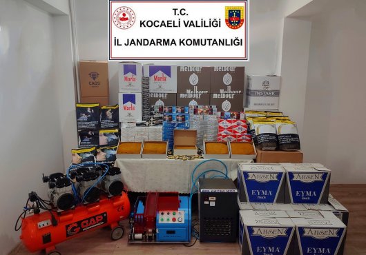 Kaçakçılara jandarma operasyonu!480 BİN TL DEĞERİNDE