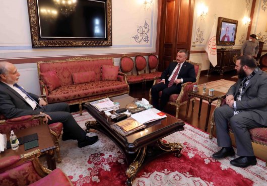 BAŞKAN  BÜYÜKAKIN, DARÜLEACEZE'Yİ ZİYARET ETTİ