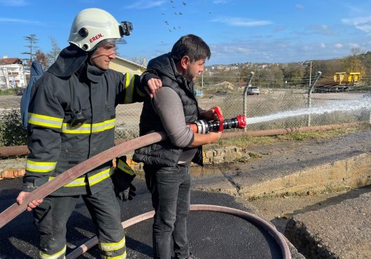 Büyükşehir’in gönüllü itfaiyecileri hazır kıta
