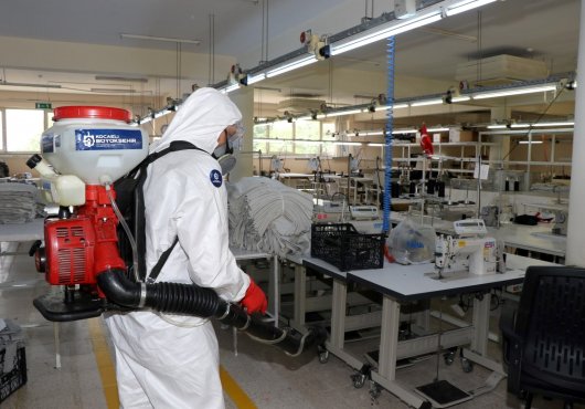  Dezenfekte çalışmaları koordineli şekilde devam ediyor