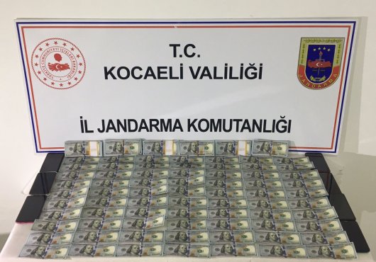 YÜZLERCE SAHTE DOLAR İLE YAKALANDILAR
