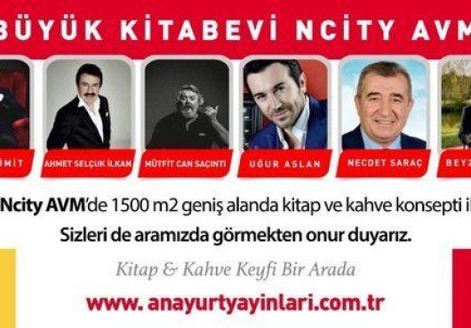 Anayurt Yayınları, İzmit'te Dev Bir Kitabevi Açıyor!