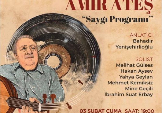 Kocaeli’nin değerlerinden Amir Ateş’e saygı gecesi   