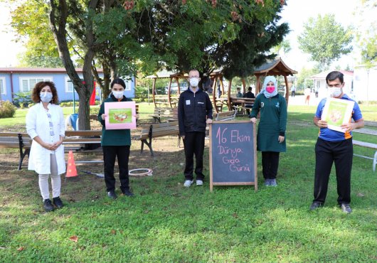 ÖZEL ÖĞRENCİLER GIDA ISRAFINA DİKKAT ÇEKTİ