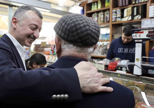 Bekirdere Üçyol’da Başkan Büyükakın’a sevgi seli