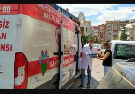 HAYVAN AMBULANSI YARALI GÜVERCİNE KANAT OLDU