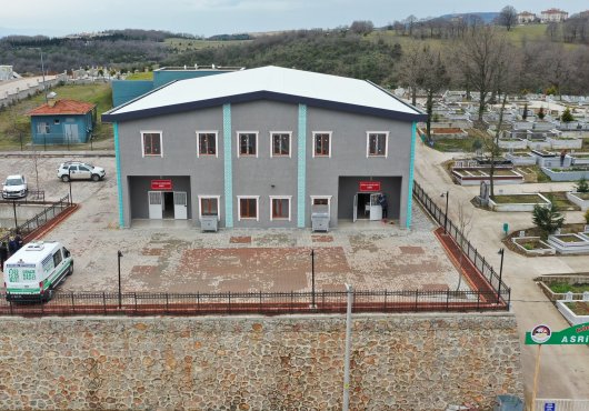 İLİMTEPE MEZARLIĞINA MODERN HİZMET BİNASI