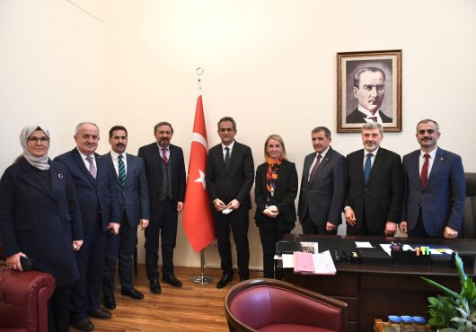 BAŞKAN AYGÜN'DEN ANKARA'DA TEMASLAR