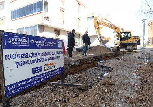 DARICA'NIN ALTYAPISI İLMEK İLMEK İŞLENİYOR