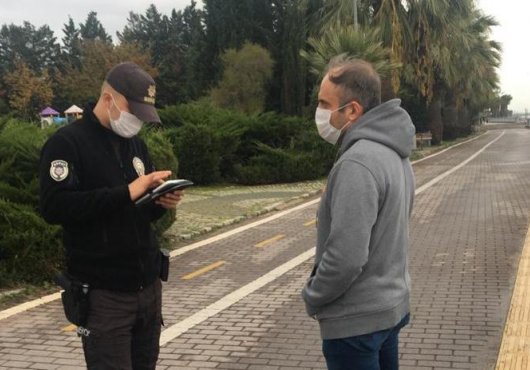 PARK BAHÇE UYGULAMASINDA 2 MASKE CEZASI
