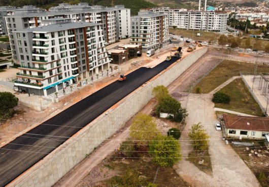 Yenikent Trafo Sokak asfaltlandı