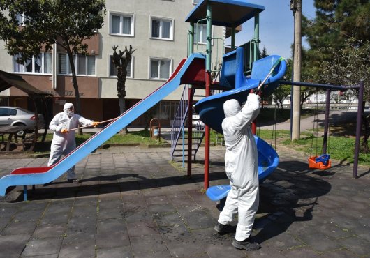 Kuruçeşme’de parklar tek tek temizlendi