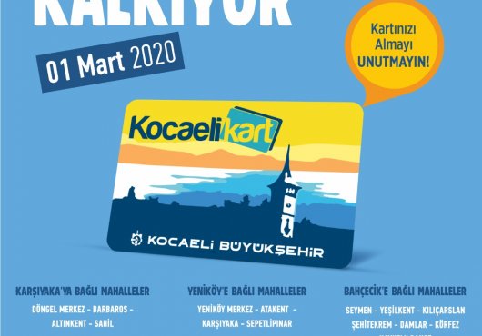 Başiskele’de paralı binişler kalkıyor