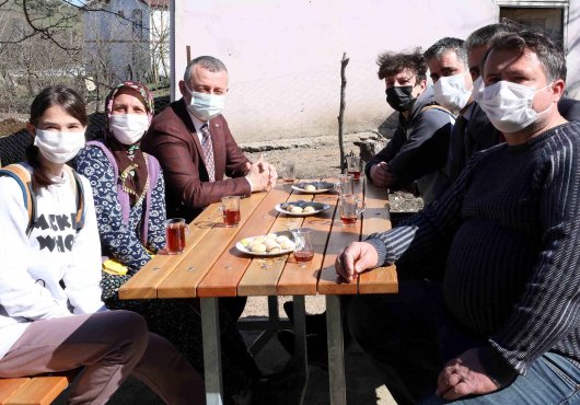 BAŞKAN BÜYÜKAKIN AHMET'İN PARKINA KONUK OLDU