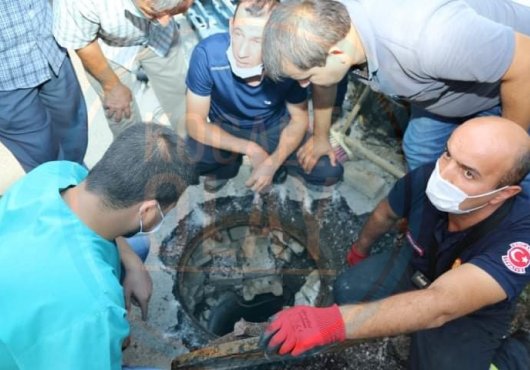 MAHSUR KALDIĞI YERDEN 2 SAATTE KURTARILDI