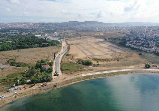 DARICA SAHİLİNE ALTERNATİF YOL YAPILIYOR