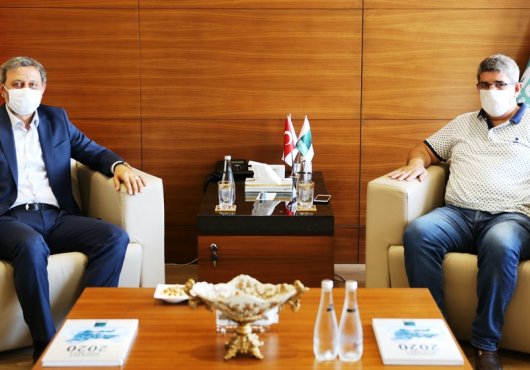MEHMET AKİF YILMAZ'DAN ,  KOTO BAŞKANI BULUT'A ZİYARET