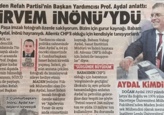 Ünlü gazeteciden, Yeniden Refah’ın Büyükşehir adayı ile ilgili şok iddia