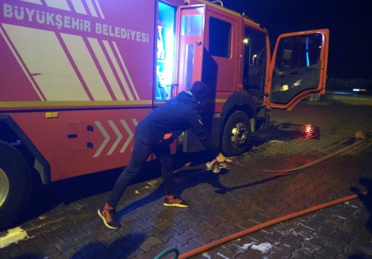 108. dönem Gönüllü itfaiyeciler eğitimde