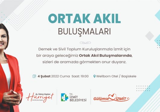İZMİT BELEDİYESİ 2'İNCİ KEZ ORTAK AKILLA BULUŞUYOR