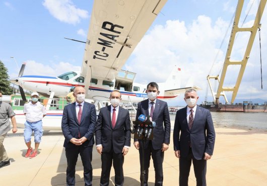 BAKAN KURUM 'BÜYÜKŞEHİR UCAĞI MARMARA'YI DENETLEYECEK'