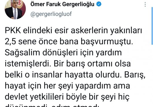 GERGERLIOĞLUNA SORUŞTURMA