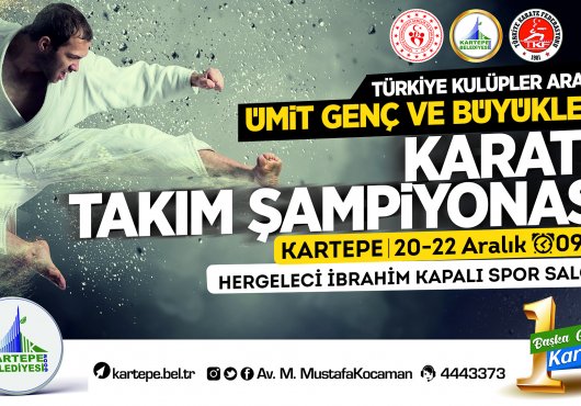 Kartepe'de karate şampiyonası