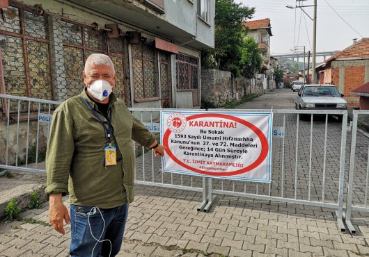 Cemal Kaplan karantina bölgesinde...