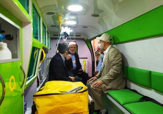   FİLİSTİN'E 1 AMBULANSLA YOLA  ÇIKILDI 4 AMBULANS ULAŞTI