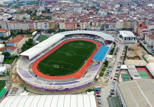 GEBZE STADI'NDA ÇALIŞMALAR TAMAMLANIYOR