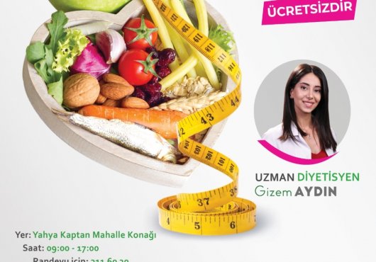 ÜCRETSİZ DİYETİSYEN HİZMETİ