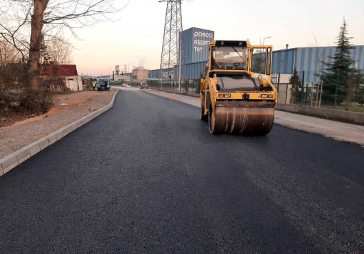    Alikahya Asım Kibar OSB yolunda genişletme