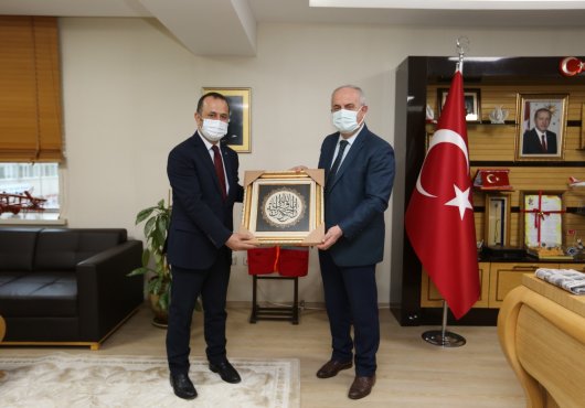 BAŞKAN AYGÜN, ÇAKMAK'I AĞIRLADI
