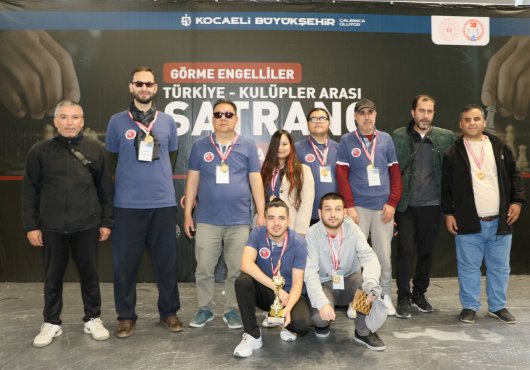 Görme Engelliler Türkiye Satranç Şampiyonası Kocaeli’de düzenlendi